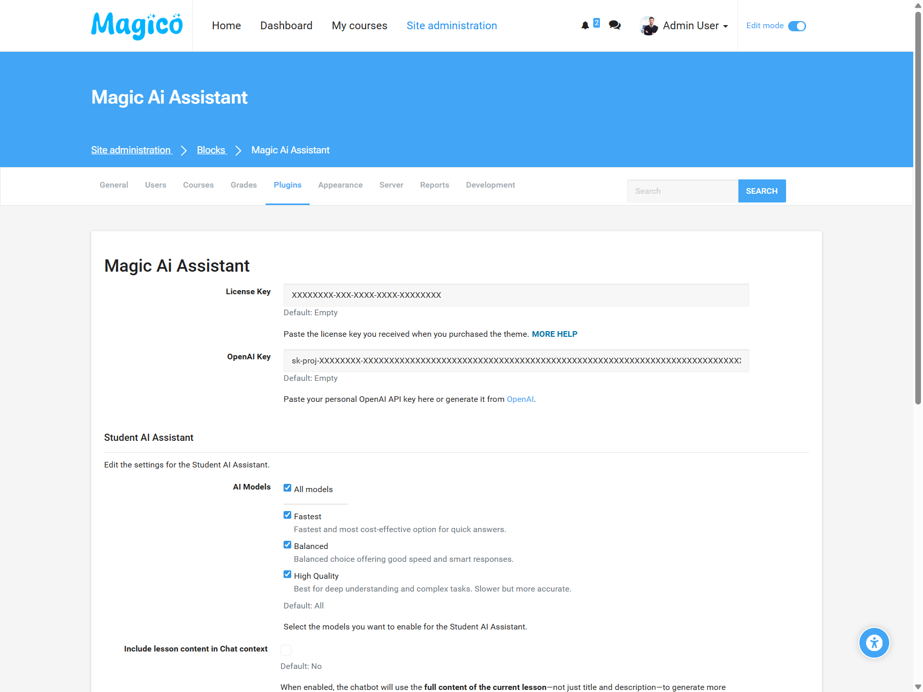 Magico Theme Home Custom2 - Flexible LMS Layout