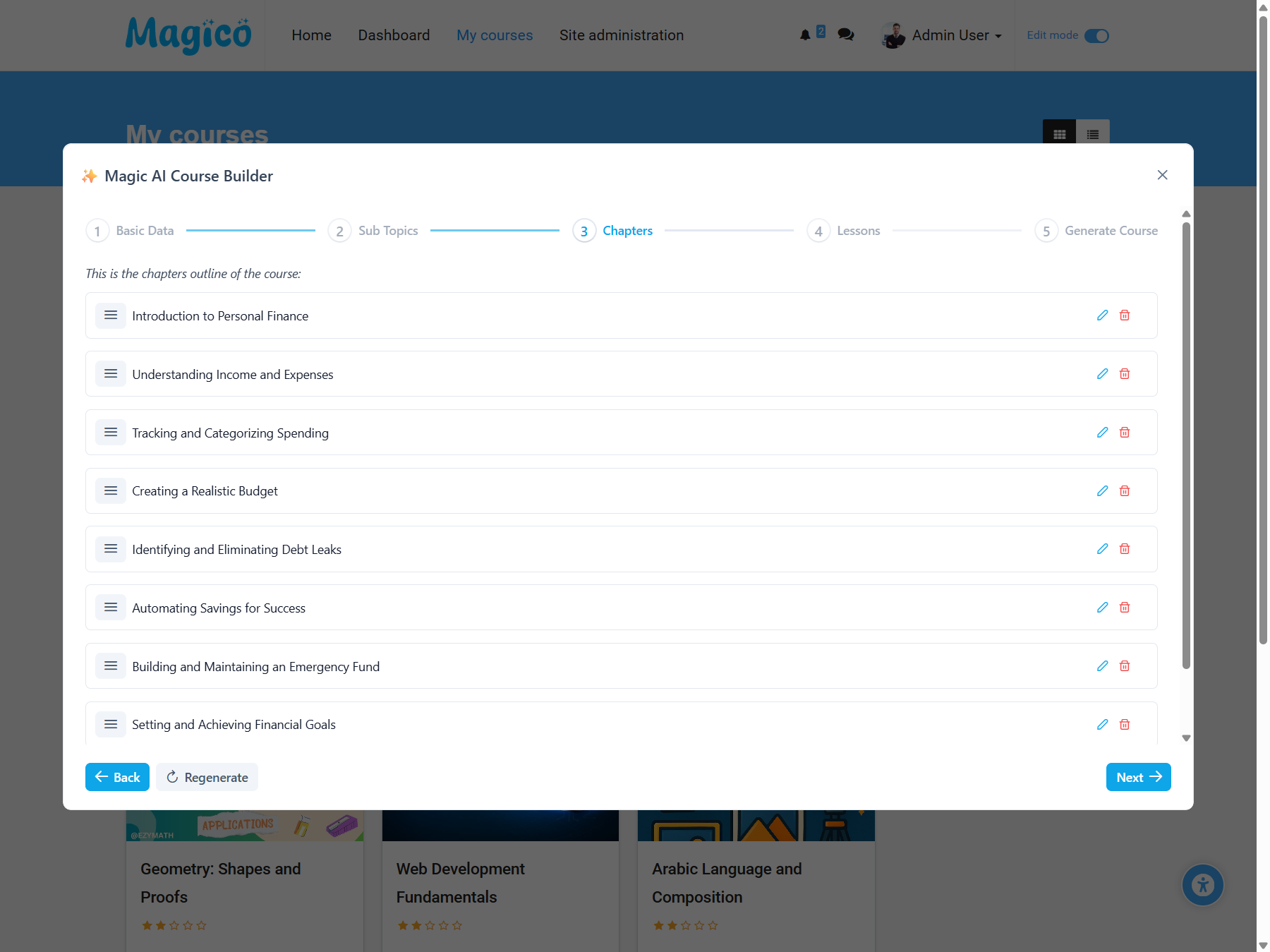 Magico Theme Course Page - Flexible LMS Layout